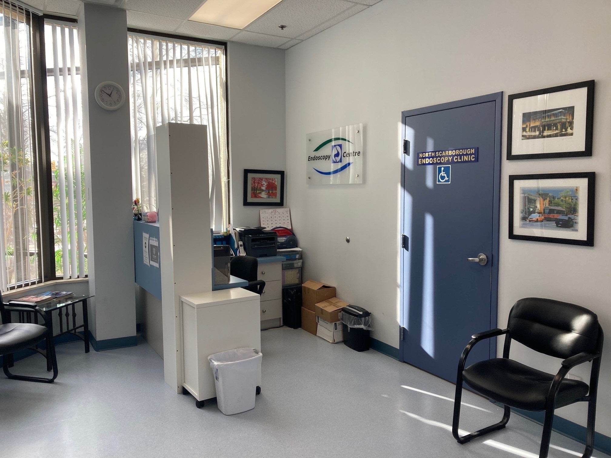 North Scarborough Endoscopy Clinic receptionist office